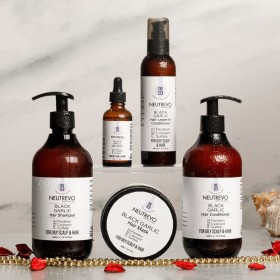 مجموعة الشعر الدهني "Black Garlic"